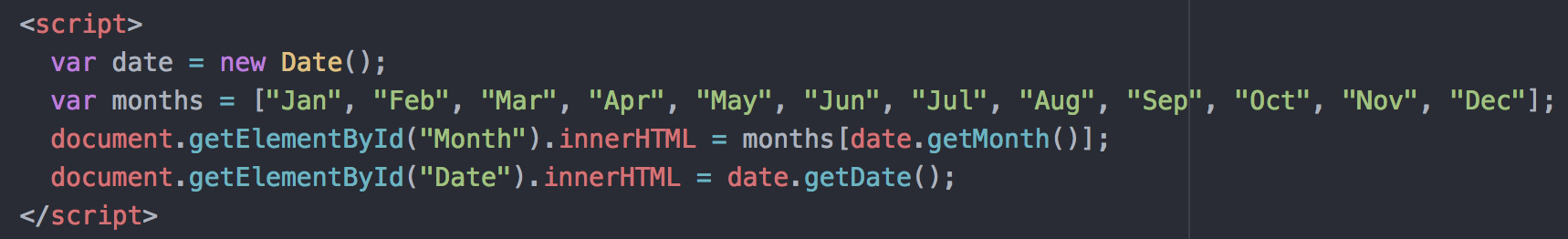 JavaScript for Displaying an Accurate Calendar